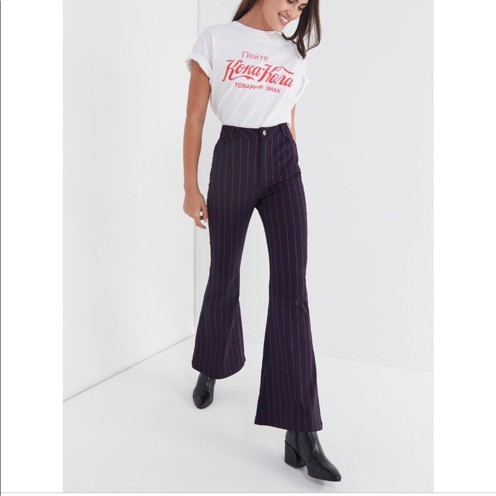 Urban outfitters pinstripe flare